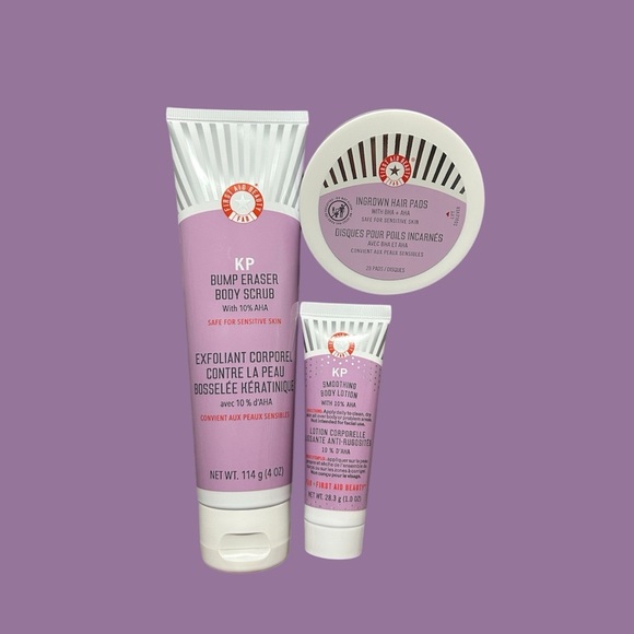 First Aid Beauty Bye Bye Bumps Bump Eraser, Ingrown Hair Pads, Smoothing Lotion - Picture 3 of 4